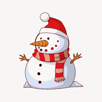 Christmas snowman collage element illustration | Free Vector - rawpixel
