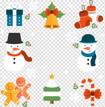 Christmas Snowman, snowman Christmas bells transparent background PNG clipart
