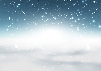 Christmas snowy background Free Vector