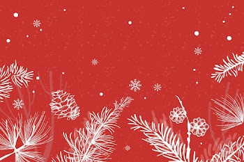 Christmas snowy festive background with design space