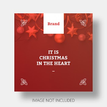 Christmas social media post template instagram Free Psd