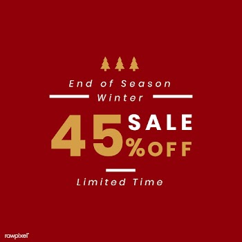 Christmas special sale 45% off vector | Free stock vector - 493740
