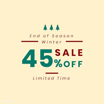 Christmas special sale 45% off vector | Free stock vector - 493759