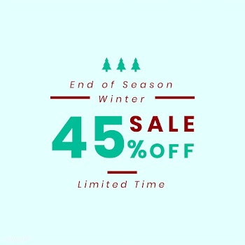 Christmas special sale 45% off vector | Free stock vector - 493762
