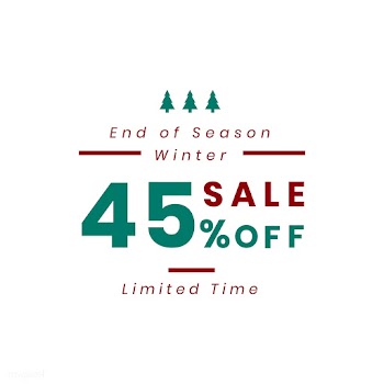 Christmas special sale 45% off vector | Free stock vector - 493772