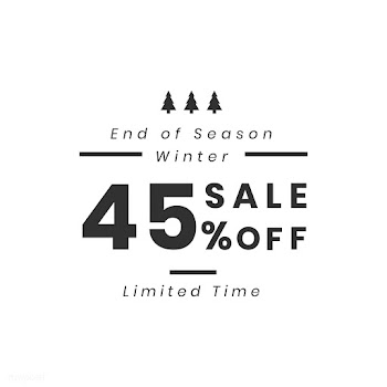 Christmas special sale 45% off vector | Free stock vector - 493791