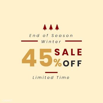 Christmas special sale 45% off vector | Free stock vector - 493814