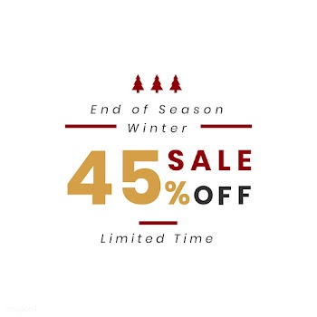 Christmas special sale 45% off vector | Free stock vector - 493825