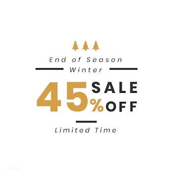 Christmas special sale 45% off vector | Free stock vector - 493849