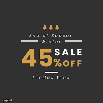 Christmas special sale 45% off vector | Free stock vector - 493852