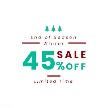 Christmas special sale 45% off vector | Free stock vector - 493855
