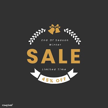 Christmas special sale 45% off vector | Free stock vector - 493871