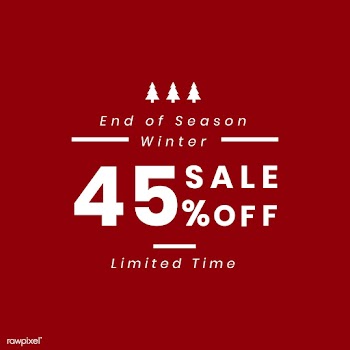 Christmas special sale 45% off vector | Free stock vector - 493872