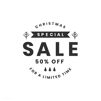 Christmas special sale 50% off vector | Free stock vector - 493757