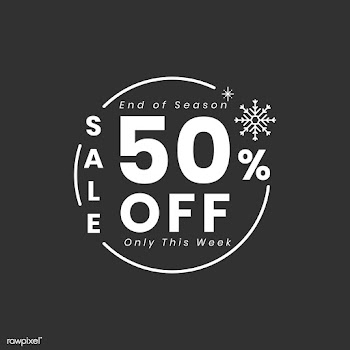 Christmas special sale 50% off vector | Free stock vector - 493758