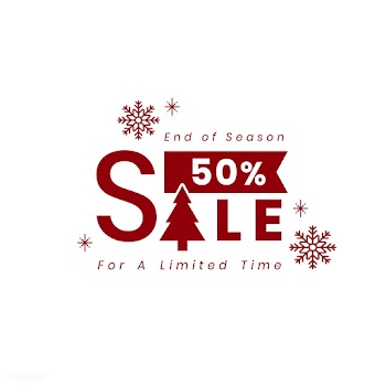 Christmas special sale 50% off vector | Free stock vector - 493763
