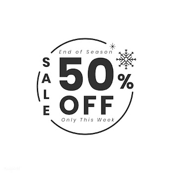 Christmas special sale 50% off vector | Free stock vector - 493774