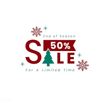 Christmas special sale 50% off vector | Free stock vector - 493779