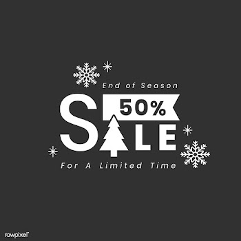Christmas special sale 50% off vector | Free stock vector - 493805