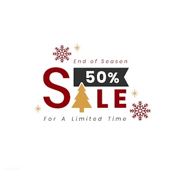 Christmas special sale 50% off vector | Free stock vector - 493828
