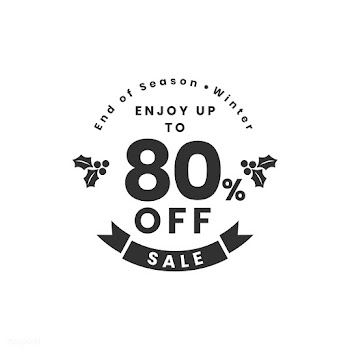 Christmas special sale 80% off vector | Free stock vector - 493778