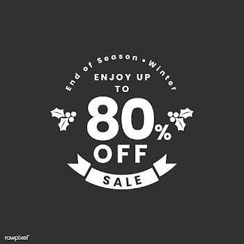 Christmas special sale 80% off vector | Free stock vector - 493783