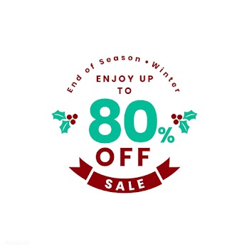 Christmas special sale 80% off vector | Free stock vector - 493831