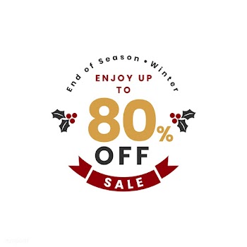 Christmas special sale 80% off vector | Free stock vector - 493860
