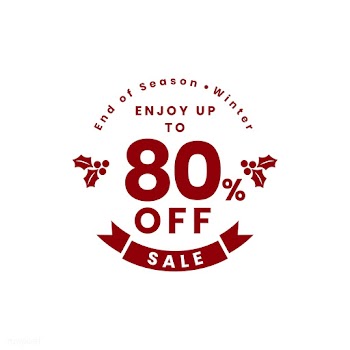 Christmas special sale 80% off vector | Free stock vector - 493879
