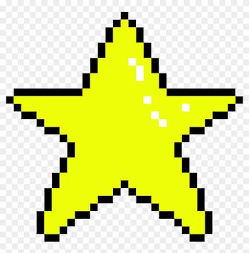 Christmas Star - Rainbow Star Pixel Art, HD Png Download ...