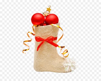 Christmas stocking Candy cane Sock Clip art - Hand-painted boots 