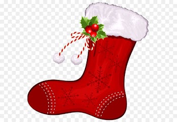 Christmas stocking Clip art - Large Transparent Christmas Red Stocking PNG Clipart 