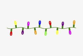 Christmas string light background illustration. | Free Photo - rawpixel