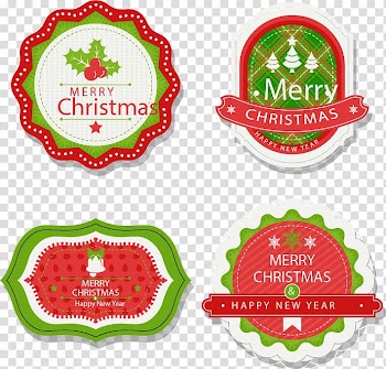 Christmas Tag Discounts and allowances, Cute Christmas tags transparent background PNG clipart