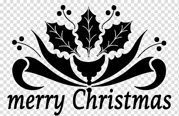 Christmas text , bare tree transparent background PNG clipart
