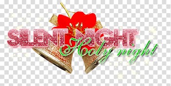 Christmas Text, silent night text transparent background PNG clipart