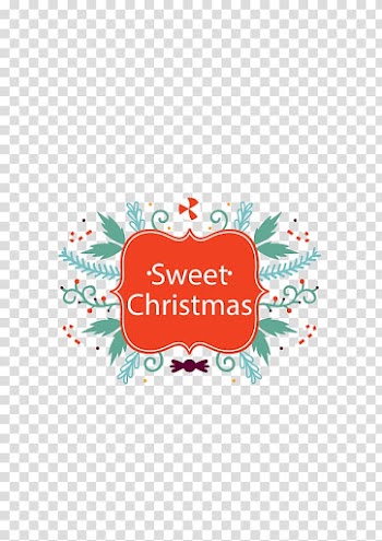 Christmas theme title material transparent background PNG clipart