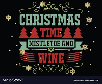 christmas time mistletoe and wine 04