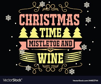 christmas time mistletoe and wine 05