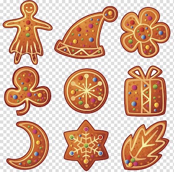 Christmas traditional pastries transparent background PNG clipart