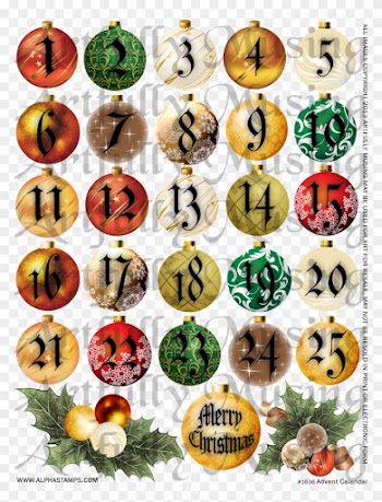 Christmas Tree Advent Calendar Tutorial, New Collage - Christmas Trees With Numbers
