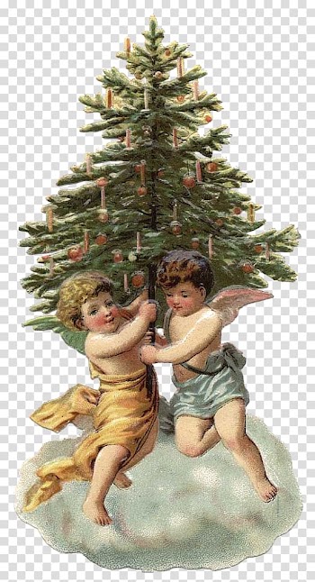 Christmas tree Angel , christmas transparent background PNG clipart