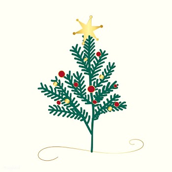 Christmas tree badge | Free stock vector - 503483