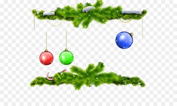 Christmas tree Branch Clip art - Creative Christmas 