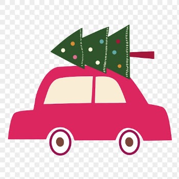 Christmas tree car png sticker | Free PNG - rawpixel