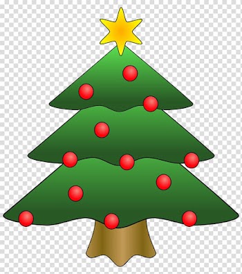 Christmas tree Cartoon Drawing , Christmas Outside transparent background PNG clipart