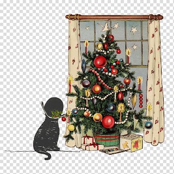 Christmas tree Christmas card Christmas ornament Kartka, hat bowler transparent background PNG clipart