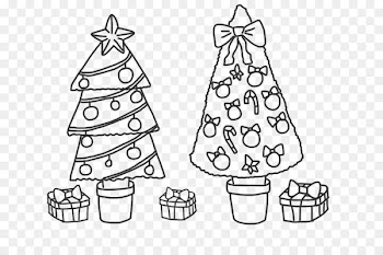 Christmas tree Christmas Day Christmas ornament Naver Blog Spruce - drawing tree 