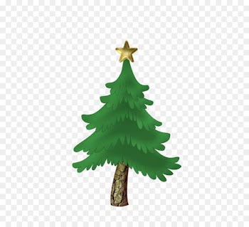 Christmas tree Christmas Day Drawing Cartoon - berbunga rami 