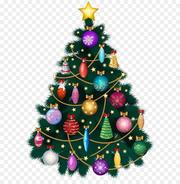 Christmas tree Christmas decoration - Christmas Deco Tree PNG Clip Art Image 